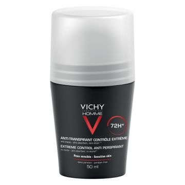 Vichy Homme Roll-on antiperspirant pentru barbati 72 h 50 ml