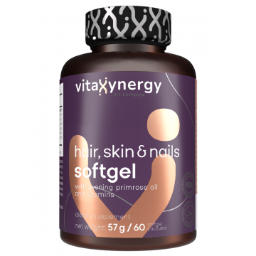 Vitamine pentru par piele si unghii, 60 capsule moi, Vitaxynergy