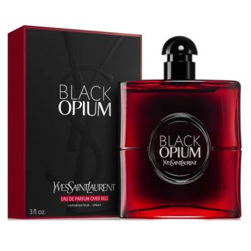 Yves Saint Laurent Black Opium Over Red, Apa de Parfum (Gramaj: 50 ml)