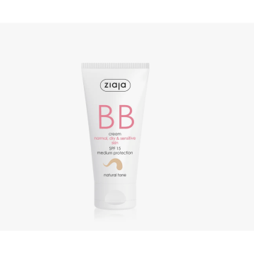 Ziaja Crema BB SPF15 ten normal-uscat nuanta naturala 50 ml