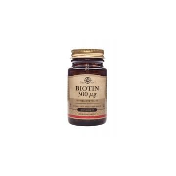 Biotin 300 mcg 100tbl SOLGAR