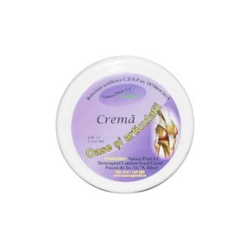 Crema pentru masaj revigoranta fosta Crema oase si articulatii cu 8 plante 120ml NATURA PLANT POIENI