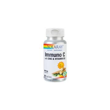 Immuno c plus zinc si vitamina d3  30cps SOLARAY