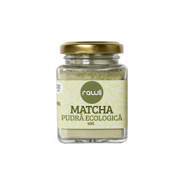 Matcha pudra ecologica 40gr RAWLI