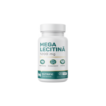 Mega lecitina 1200mg 30cps NUTRIFIC