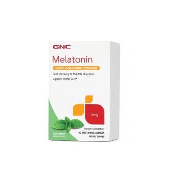 Melatonina 5mg aroma menta  60tbl GNC