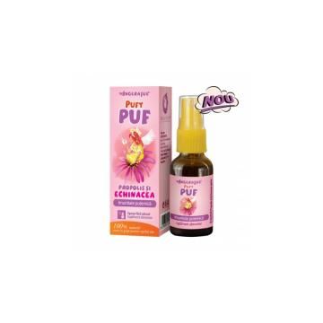 Pufy puf spray cu echinaceea si propolis fara alcool 20ml INGERASUL