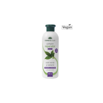 Sampon reparator 5 in 1 cu ceai verde si betaina  400ml COSMETIC PLANT