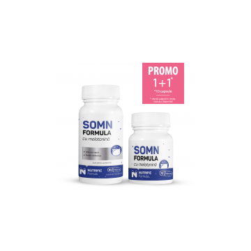 Somn Formula cu melatonina 60cps NUTRIFIC