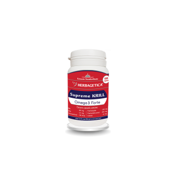 Supreme krill omega 3 forte 60cps HERBAGETICA