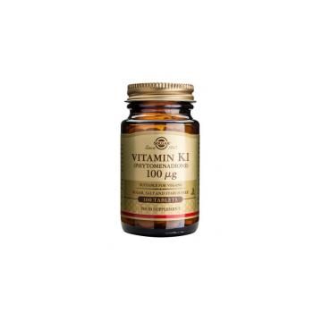 Vitamina k1 100 mcg 100tbl SOLGAR