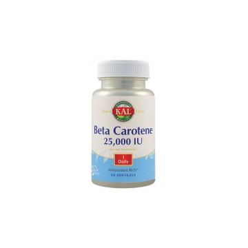 Beta carotene 25000 IU 50cps KAL