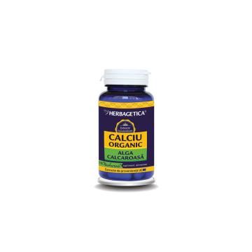 Calciu organic alga calcaroasa 30cps HERBAGETICA