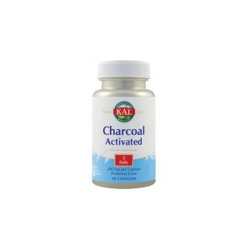 Charcoal activated ( carbune medicinal) 50cps KAL