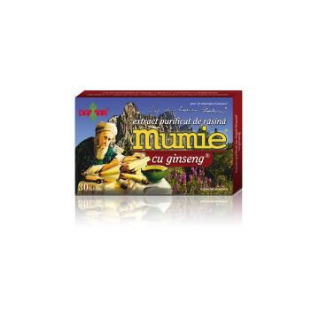 Extract de rasina mumie cu ginseng-tablete 30tbl DAMAR