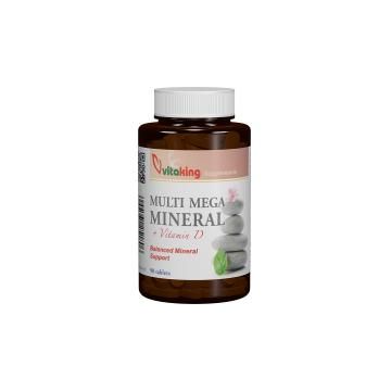 Multi mega mineral cu vitamina d 90cpr VITAKING