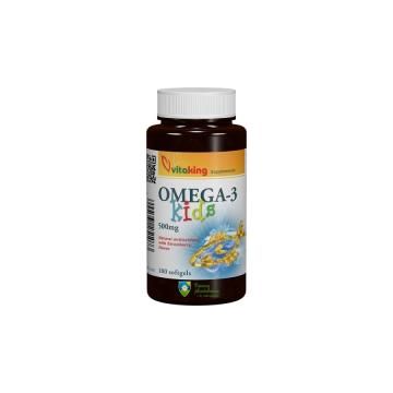 Omega 3 pentru copii 100cps VITAKING