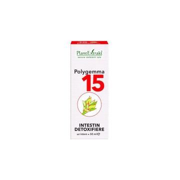 Polygemma 15 - intestin detoxifiere 50ml PLANTEXTRAKT