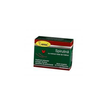 Spirulina cu extract total de catina 40cpr HOFIGAL