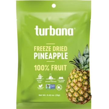 Ananas liofilizat deshidratat, 12g, Turbana