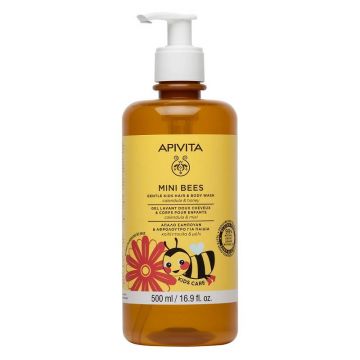 Apivita Gel Spalare pentru Copii cu Galbenele si Miere Mini Bees 500 ml