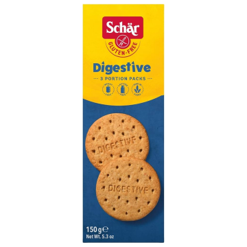 Biscuiti digestivi fara gluten, 150g, Dr. Schar