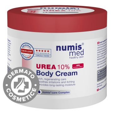 Crema corp cu uree 10%, 400ml, Numismed