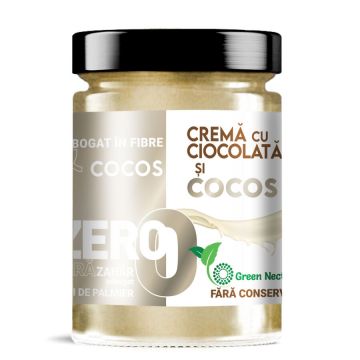 Crema cu ciocolata alba si cocos, 350g, Artisan Vita