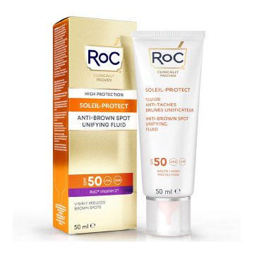 Fluid uniformizant anti pete SPF50, Soleil Protect, 50ml, RoC Skincare