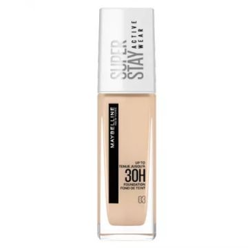 Fond de ten cu acoperire ridicata SuperStay Active Wear 03 True Ivory, 30ml, Maybelline