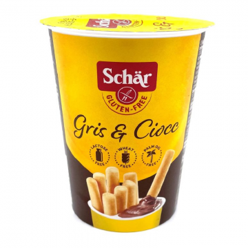 Grisine si crema de ciocolata fara gluten, 52g, Dr. Schar