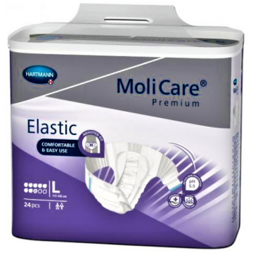 Hartmann MoliCare Premium Elastic L cu 8 picaturi - 24 bucati