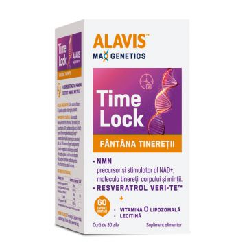 Max Genetics NMN TimeLock, 60 capsule vegetale, Alavis Maxima