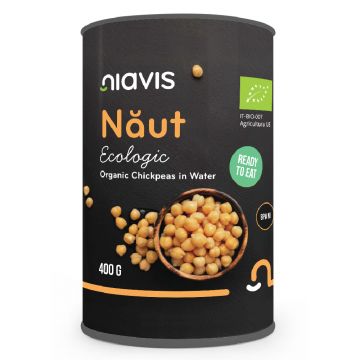 Naut ecologic la conserva, 400g, Niavis