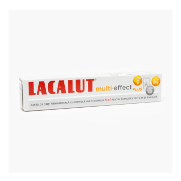 Pasta de dinti Lacalut Multi-Effect Plus, 75 ml, Zdrovit