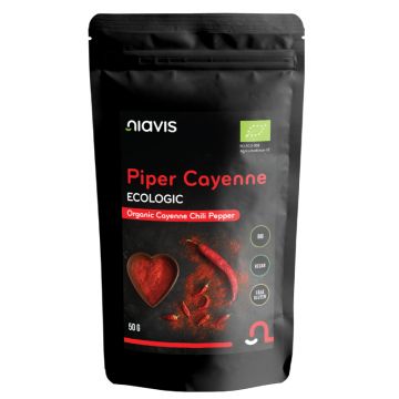 Piper Cayenne ecologic, 50g, Niavis