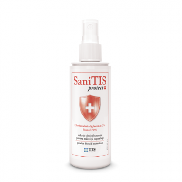 Solutie dezinfectanta, SaniTIS Protect, 110ml, Tis Farmaceutic