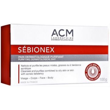 ACM Sebionex sapun dermatologic pentru piele grasa - 100 grame