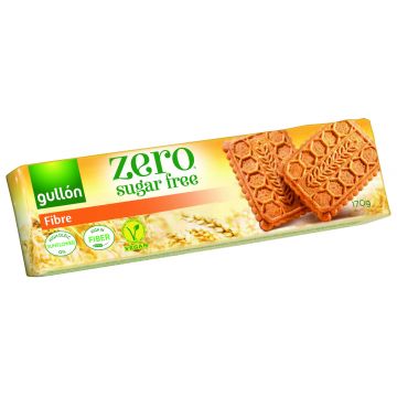 Biscuiti cu fibre fara zahar, 170g, Gullon