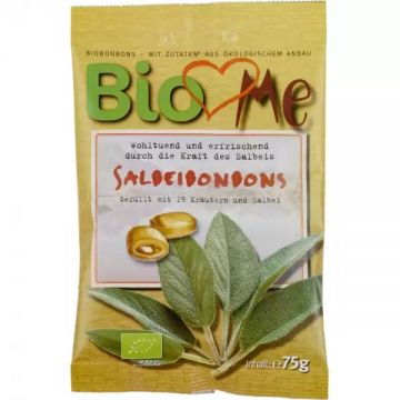 Bomboane ecologice cu salvie, 75g, Bio Loves Me