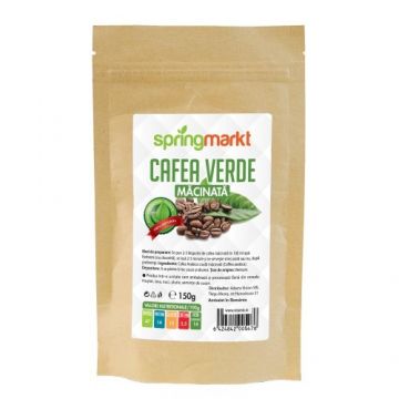 Cafea verde macinata, 150g, Springmarkt