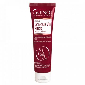 Crema pentru picioare Guinot Longue Vie Regenerating Youth Foot Cream, 125 ml (Concentratie: Crema pentru picioare, Gramaj: 125 ml)