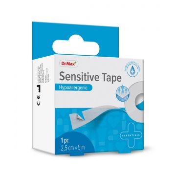 Dr. Max Sensitive Tape hipoalergenic 2.5cm x 5m, 1 bucata