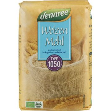 Faina alba de grau tip 1050, 1kg, Dennree