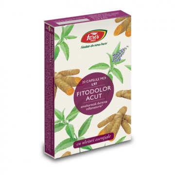 Fitodolor Acut L97, 20 capsule moi, Fares