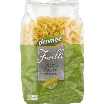 Fusilli eco din grau dur, 500g, Dennree