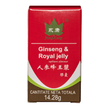 Ginseng + Royal Jelly, 30 capsule, Yong Kang