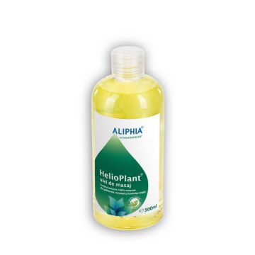 HelioPlant Ulei pentru masaj cu galbenele, musetel si luminita noptii 500 ml