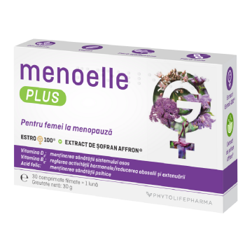 Menoelle Plus, 30 comprimate, Phytolife Pharma