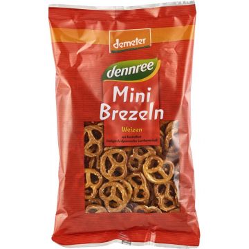 Mini covrigei eco din grau Demeter, 150g, Dennree